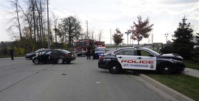 St. Thomas police have released this photo in connection with a collision involving a cruiser on Friday, Oct. 18, 2013.
