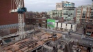 A condominium under construction is shown in Toronto on Saturday, Feb. 4, 2012.  (Pawel Dwulit / THE CANADIAN PRESS)