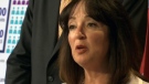 Ontario Education Minister Leona Dombrowsky said that gains made in the province's schools could be lost if the Tories or New Democrats are elected in the fall on Monday, July 4, 2011. 