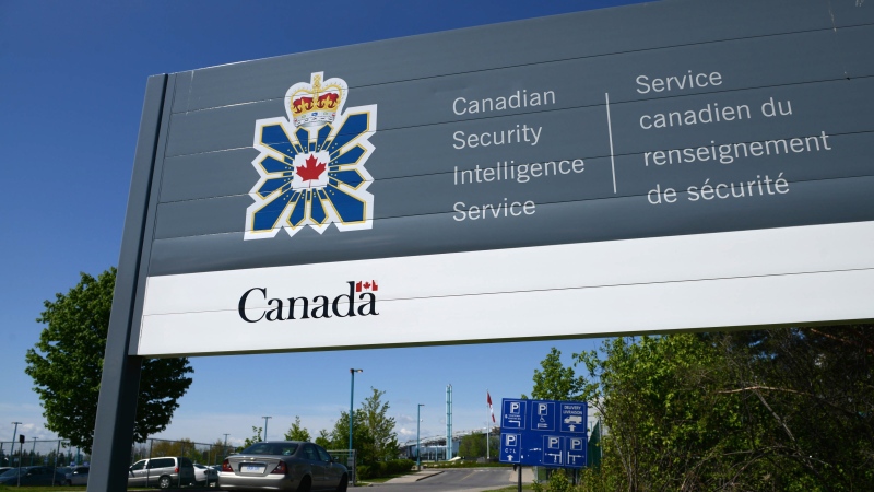 A sign for the Canadian Security Intelligence Service building is shown in Ottawa,  May 14, 2013. (Sean Kilpatrick / THE CANADIAN PRESS)