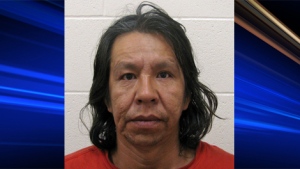 Cecil Lavern Sheepskin is seen in this photo provided by RCMP.