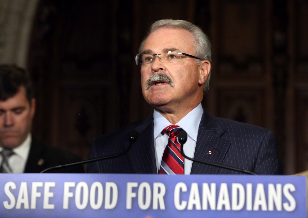 Agriculture Minister Gerry Ritz