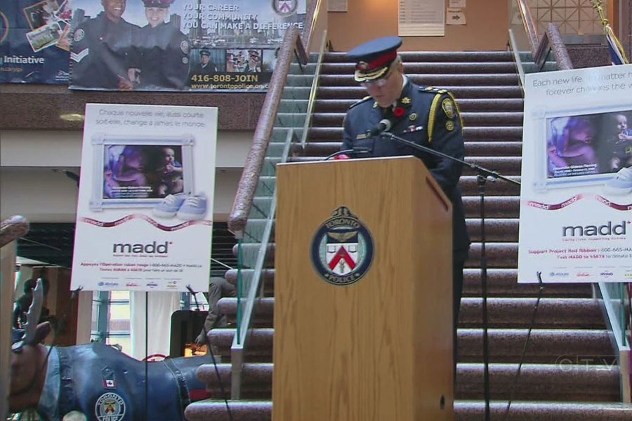 Toronto Police Chief Bill Blair at MADD conference