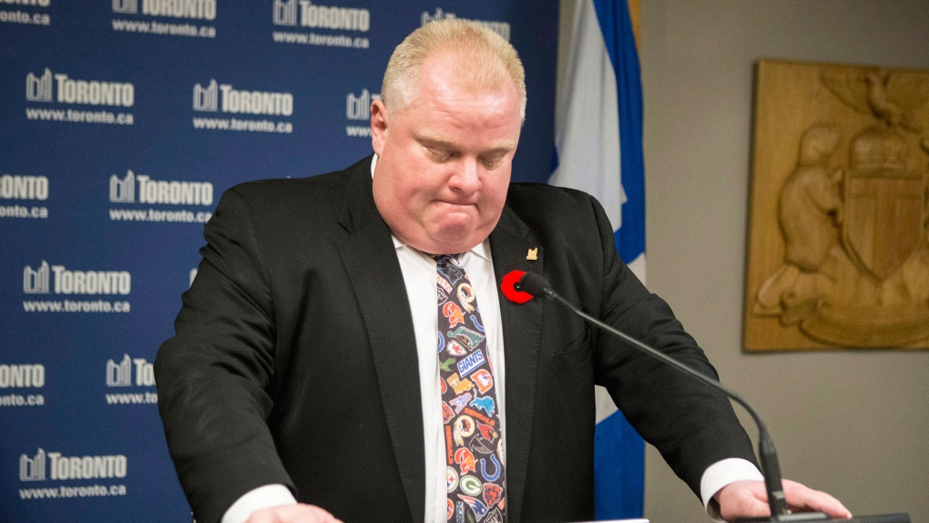 Toronto Mayor Rob Ford won't resign