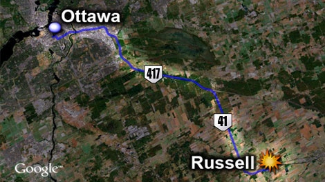 A 27-year-old man was killed in a farming accident in Russell Township, southeast of Ottawa, Thursday, July 7, 2011.