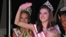 15-year-old Nakita Kohan waves after being named Miss Teen Canada International in Toronto Friday, July 8.