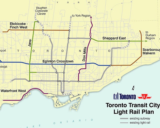 Toronto Transit City - Light Rail Plan