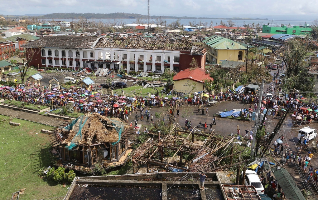 Typoon Haiyan damage