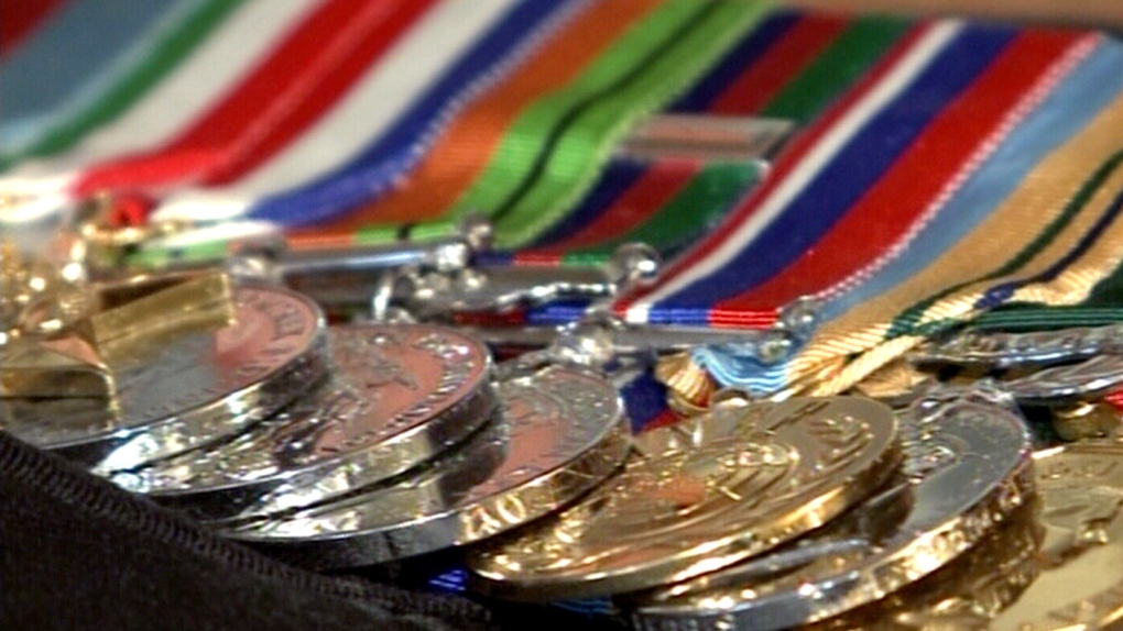 Veteran's military medals
