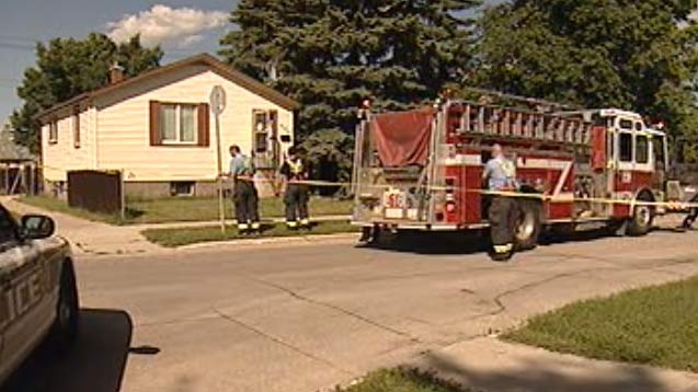 Crews were called to a residence on Royal Avenue Sunday afternoon.