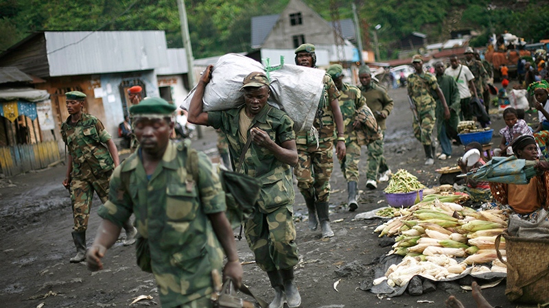 M23 rebels withdraw in eastern Congo, Nov. 2012