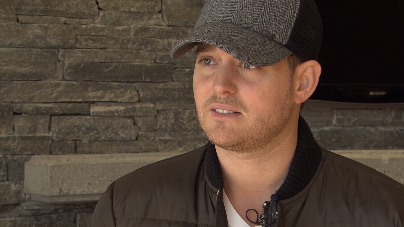 Michael Buble speaks to CTV News about plans to rename the Red Robinson Show Theatre. Nov. 14, 2013. (CTV)