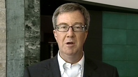 Mayor Jim Watson talks to CTV Ottawa about the light rail plan, Thursday, July 14, 2011.