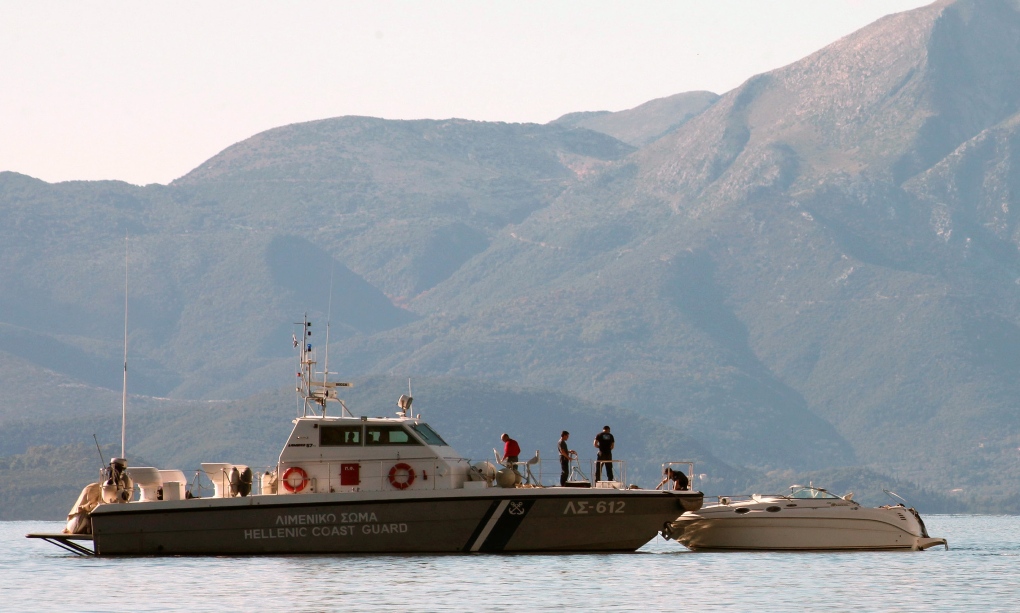 Migrant vessel capsizes Greece Lefkada Ionian