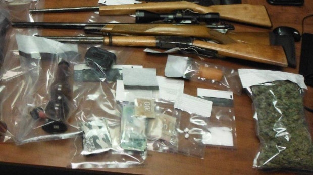 Police seize drugs, cash and guns in Stonewall raid | CTV News