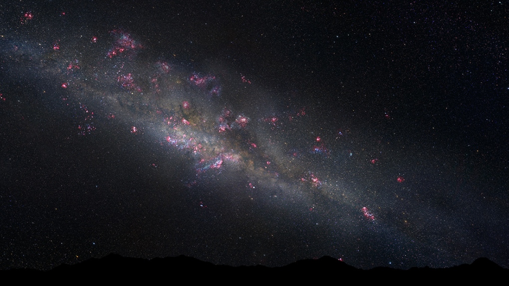 Early Milky Way illustration