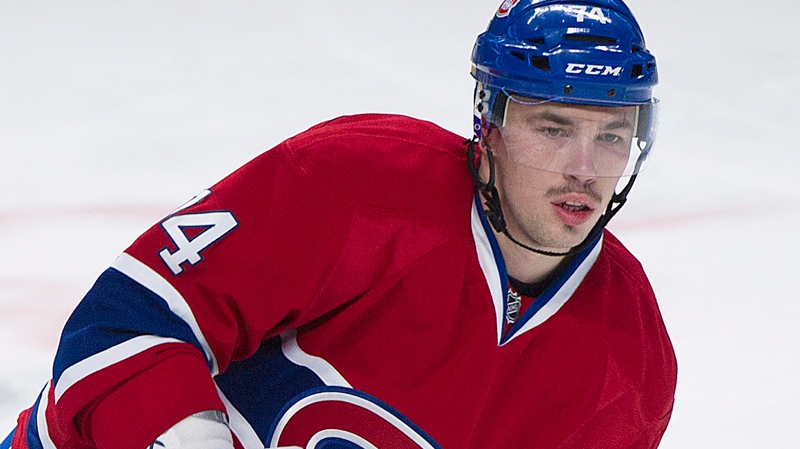 Montreal Canadiens' Alexei Emelin, from Russia, sk