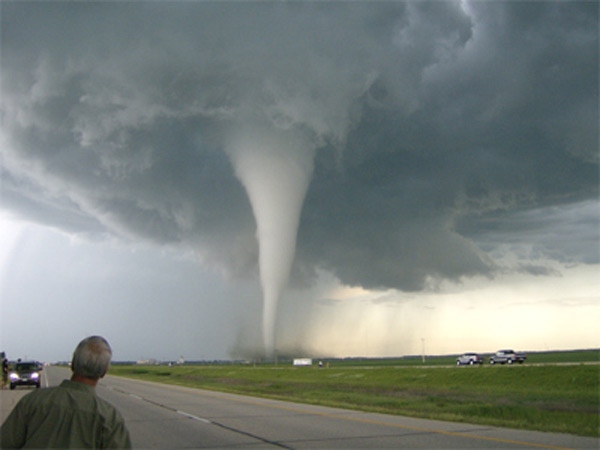 CTV viewers Jack and Lori Raymond took this tornado picture just outside of Elie, Man., on June 22, 2007.