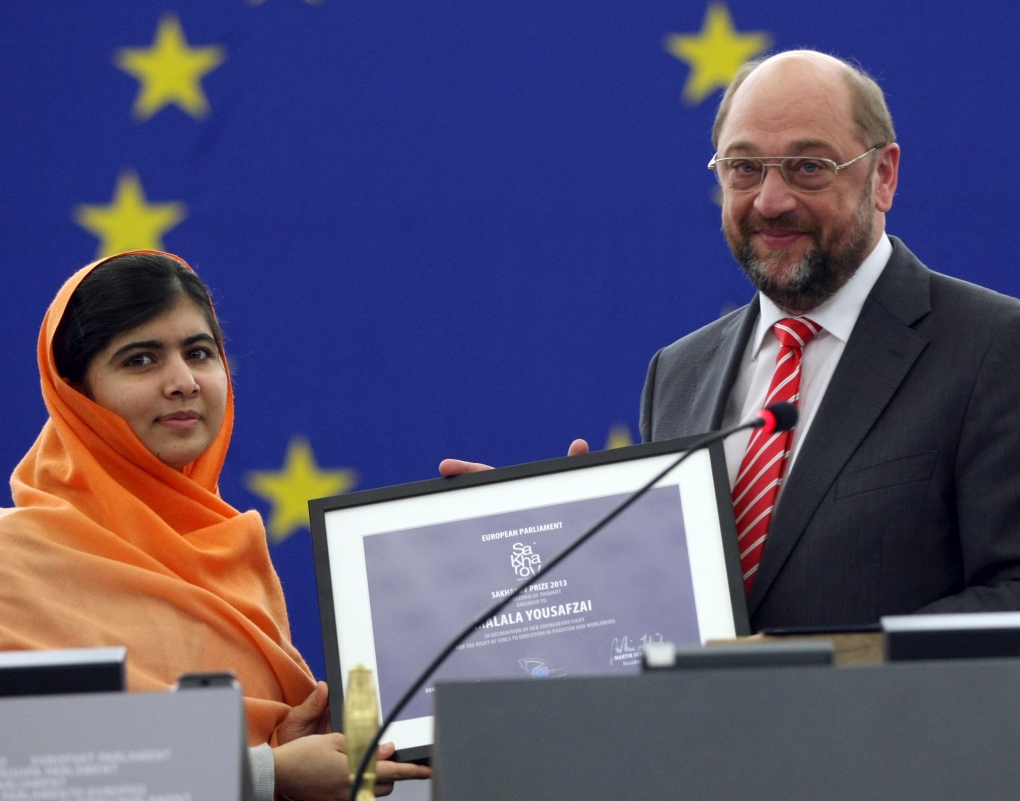 Malala Yousafzai Sakharov Prize European Union