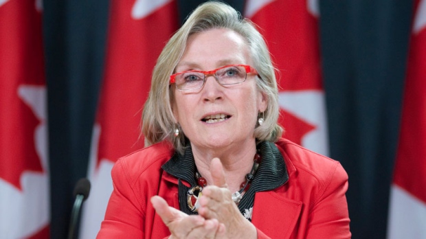Liberal Critic for Aboriginal Affairs and Northern Development, Carolyn Bennett, speaks about water and wastewater systems on reserves during a news conference in Ottawa, Tuesday July 19, 2011. (Adrian Wyld / THE CANADIAN PRESS)