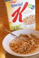 A bowl of Kellogg's Special K cereal is shown on Feb. 2, 2012. (AP Photo/John Raoux)