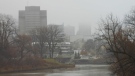 Fog is seen over the City of London on Friday, Nov. 22, 2013. (Chuck Dickson / CTV London)