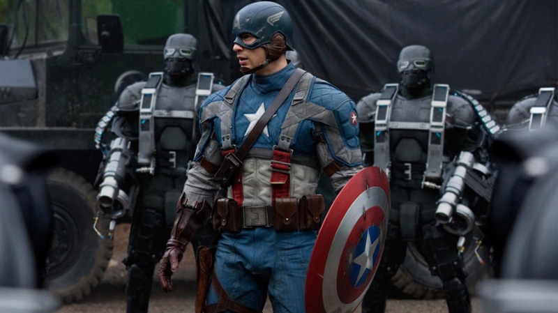 Chris Evens in Paramount Pictures' 'Captain America: The First Avenger.'