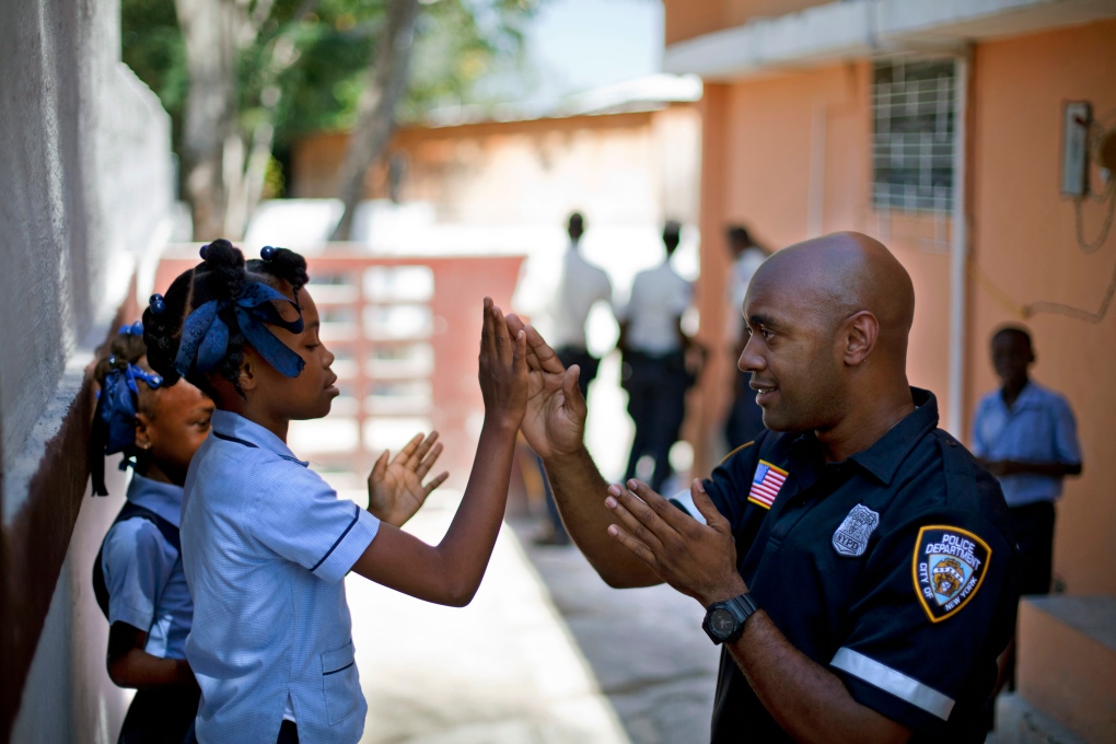 Community policing project in Haiti
