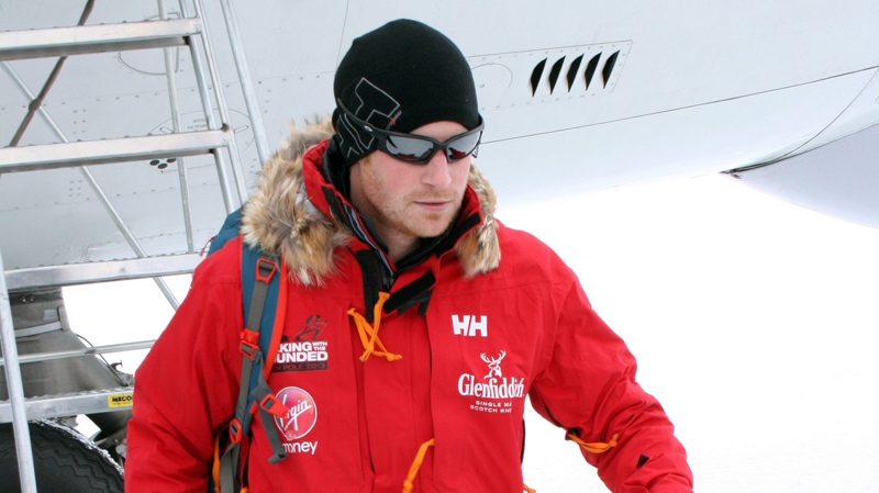 Prince Harry set for Antarctica race
