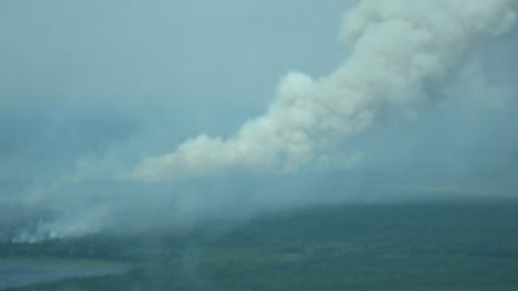 Forest fires are burning in a number of areas in northern Ontario. (image courtesy Kassie Rae)
