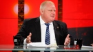 Toronto Mayor Rob Ford appears on CP24 during an interview with Stephen LeDrew, Friday, July 22, 2011. (CTV News)  