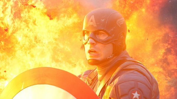 Chris Evens in Paramount Pictures' 'Captain America: The First Avenger.'