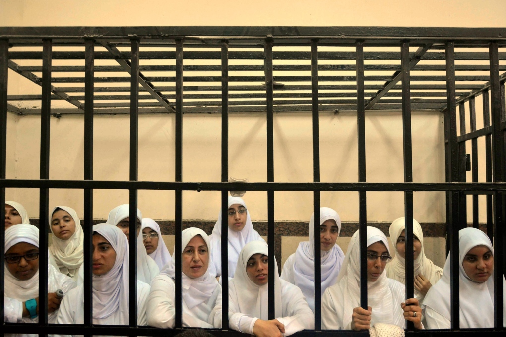 Egypt women jailed over Morsi protest