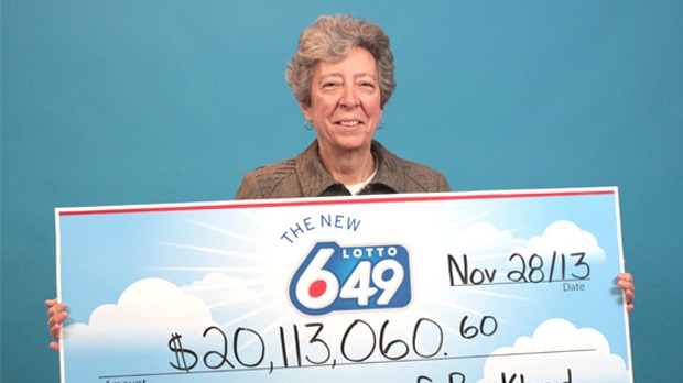 Rockland widow hits Lotto 6/49 jackpot