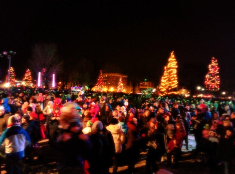 The Lighting of the Lights was held at Victoria Park in London, Ont. on Friday, Nov. 29, 2013. (Jordan Coutu / Twitter)