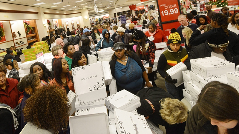 Thanksgiving Day sale in Kinston, N.C.