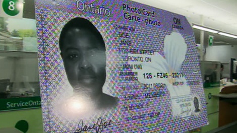Ontario announced the release of new ID cards available to those who do not have driver's licences on Monday, July 25, 2011.