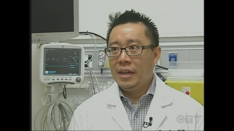 Dr. Brian Yan of the South West Regional Cancer Program speaks in London, Ont. on Tuesday, Dec. 3, 2013.