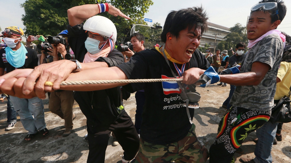 Thai violence eases ahead of king's birthday