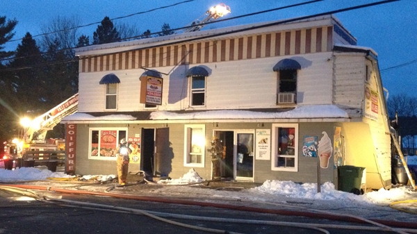 Fire at a pizzeria in Mirabel