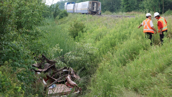 Man airlifted after Ont. truck-train crash | CTV News