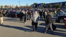 Hundreds of drivers gather for Paul Walker memorial drive in Richmond Saturday, Dec. 7. (Facebook)