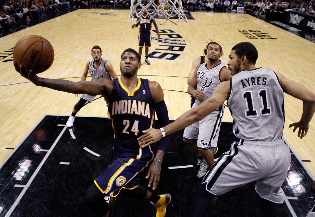 Pacers beat Spurs 111-100