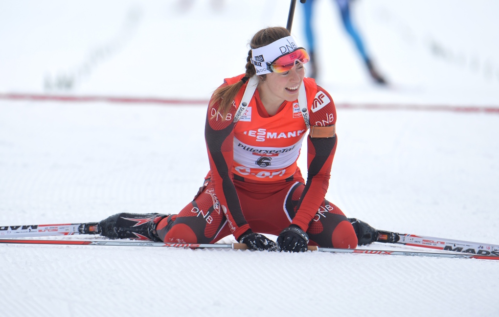 Synnoeve Solemdal wins biathlon event