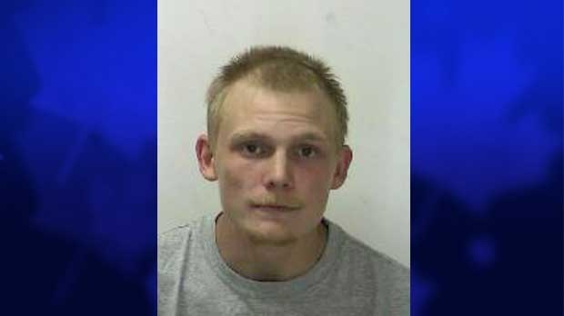 Kyle Morrow, 29, is seen in this image released by the London Police Service.