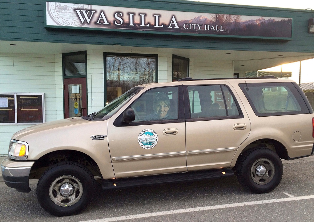 Alaska town auctions off Palin's old SUV