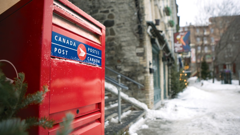 A Canada Post mailbox is seen in this undated photo. 