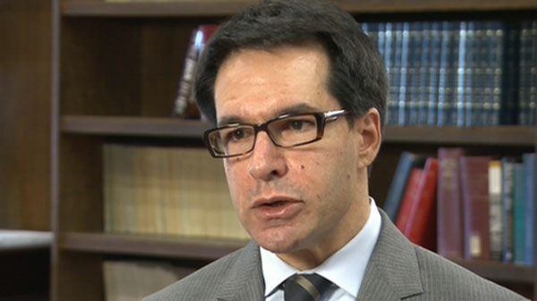 Simon Stern, who is a professor at the University of Toronto, is seen speaking to CTV News in this undated image.