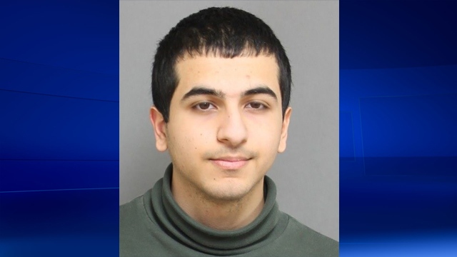 Shawn Eghterafi, 20, is pictured in this undated handout photo provided by Toronto police. 
