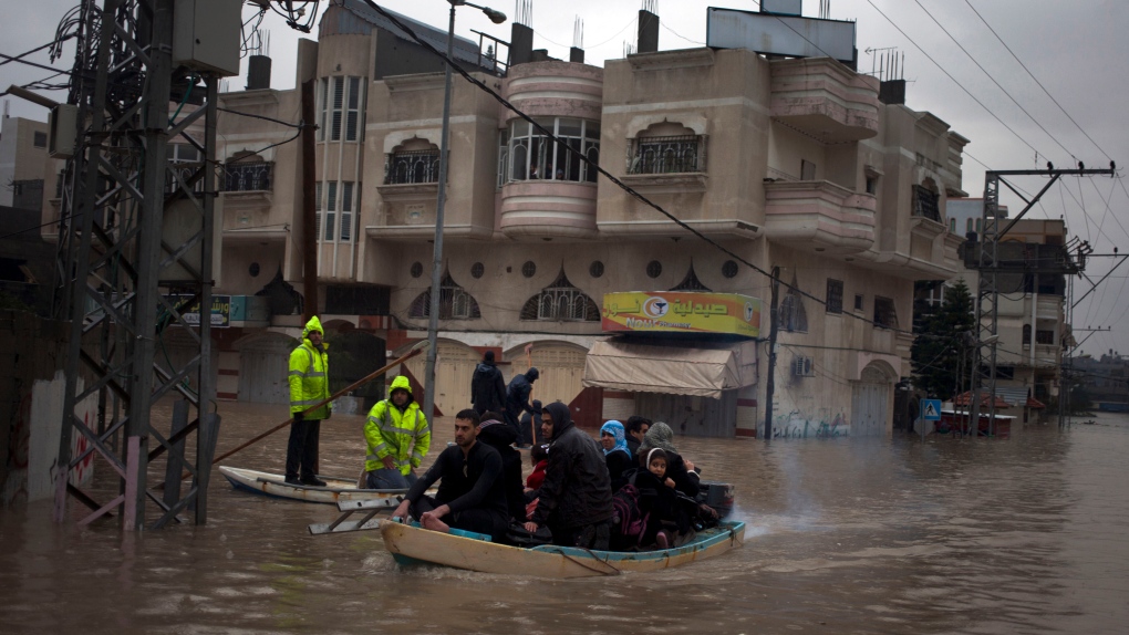 Gaza flooding